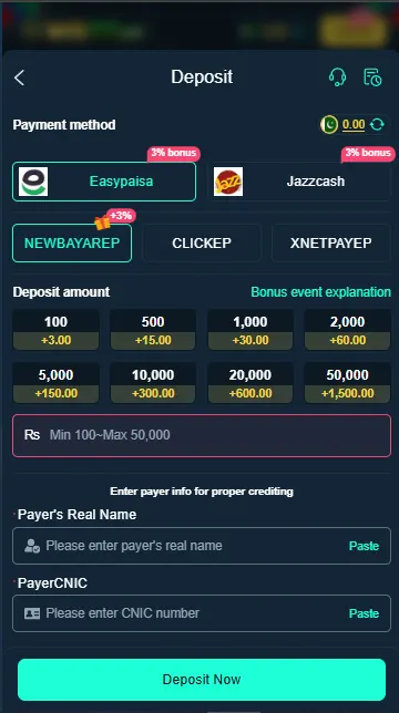 wg88 deposit